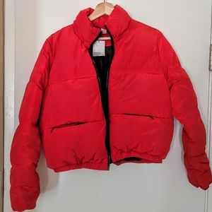 NWT H&M Red Puffer Jacket